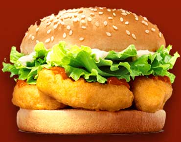 Chicken Nuggets Burger, de Cake World