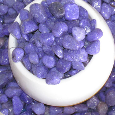 Coloured Pebble Stone Lavender Purple, Mannasseril
