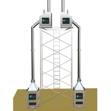 Ecozone Square Double Chamber With Double Chamber Scrubber System, Ecozone