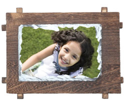  Wooden Frame With Sublimation Stone, Redmoments